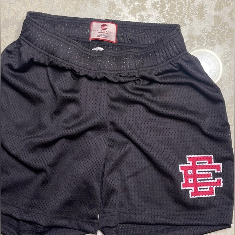 Eric Emanuel Shorts red black
